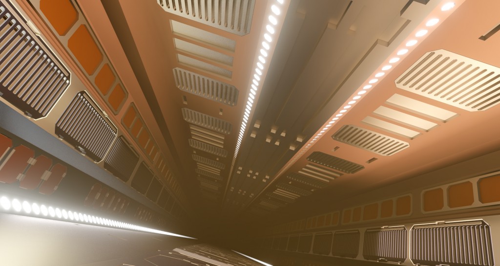 HARD SURFACE SPACE SHIP WALL preview image 6
